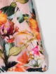 Molo Hawaiian Flowers-print organic cotton trousers