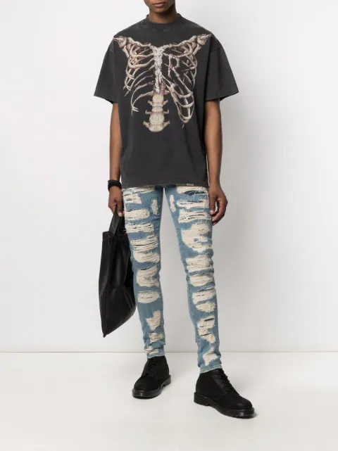 Represent skeleton-print cotton T-Shirt 