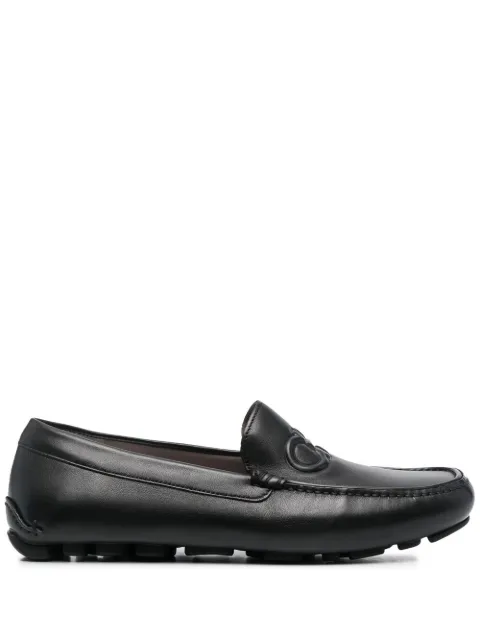 Ferragamo embossed-Gancini loafers