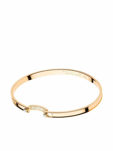 Nouvel Heritage 18kt yellow gold Parisian Stroll diamond bangle