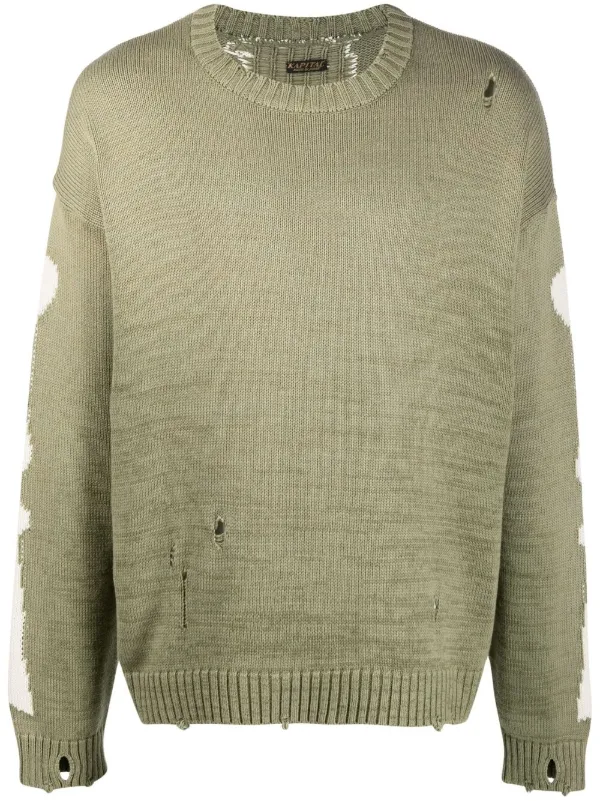 Shop green \u0026 white Kapital skeleton 