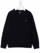 Image 1 of Ralph Lauren Kids Polo logo embroidered jumper