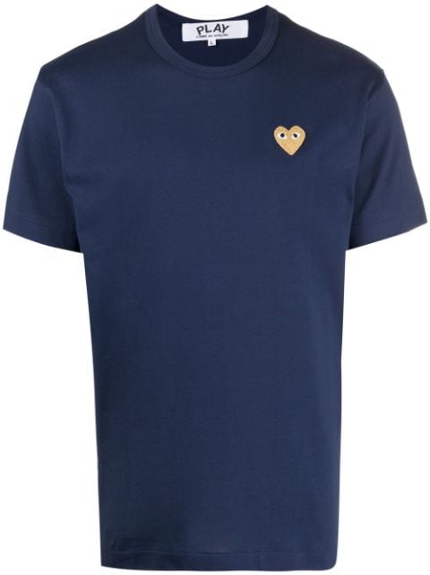 Comme Des Garçons Play embroidered heart T-shirt