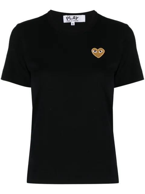 Comme Des Garçons Play Camiseta com bordado de coração