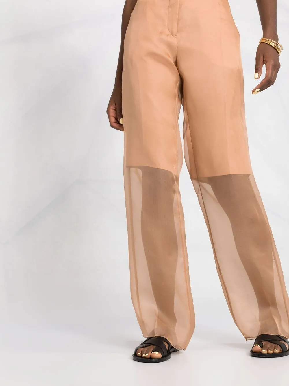 фото Jil sander брюки с прозрачным слоем