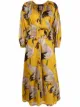 Image 1 of Samantha Sung Nina crane-print dress