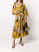 Image 2 of Samantha Sung Nina crane-print dress