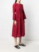 Sara Lanzi ruched-detail cotton dress