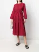 Image 2 of Sara Lanzi ruched-detail cotton dress