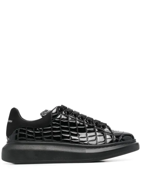 Alexander McQueen Oversized с тиснением под крокодила