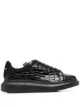 Image 1 of Alexander McQueen Oversized crocodile-effect sneakers