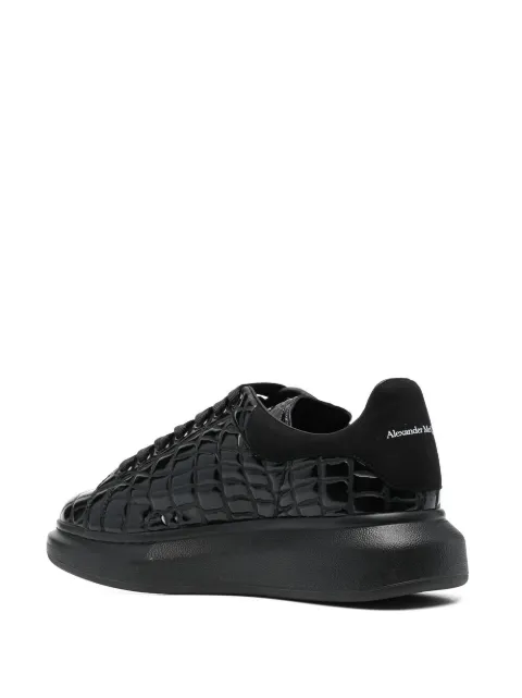 alexander mcqueen black crocodile