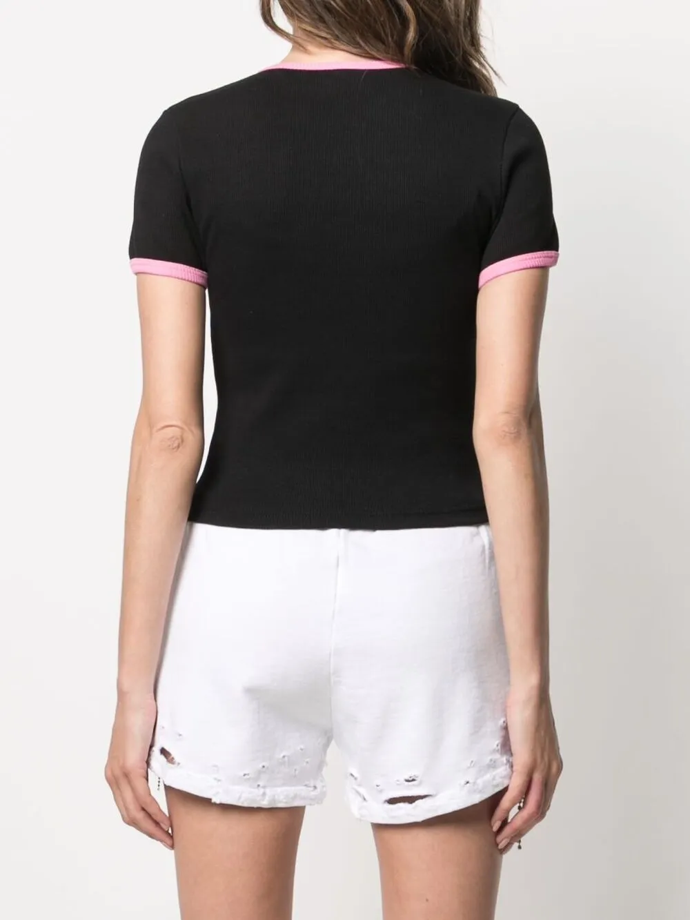 фото Chiara ferragni футболка с нашивкой-логотипом