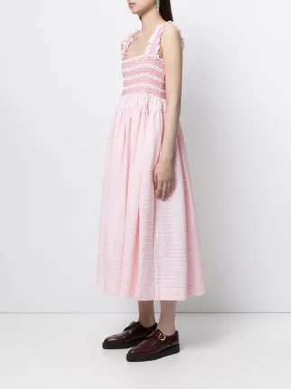 Kylie gingham mid-length dress展示图