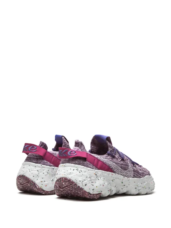 purple nike space hippie