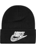 Supreme x Nike snakeskin-print beanie - Black