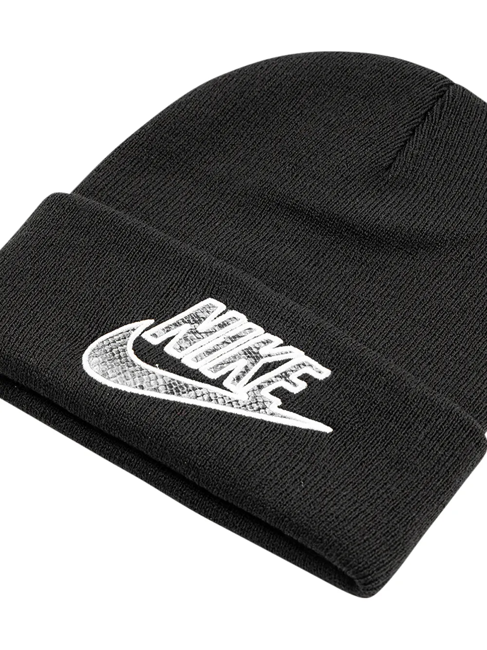 Shop Supreme X Nike Snakeskin-print Beanie In Black