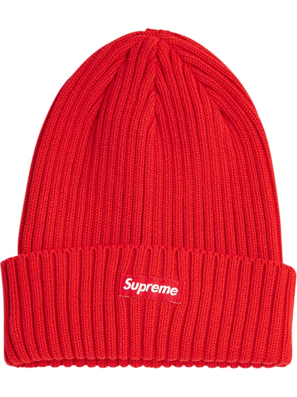 Supreme logo-patch Overdyed Beanie - Farfetch