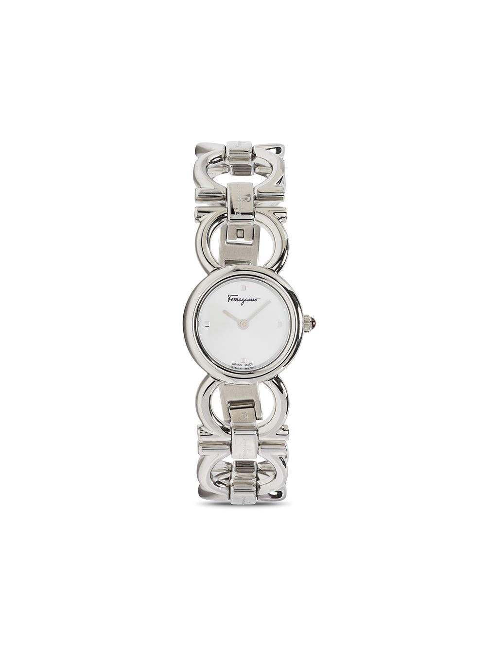 фото Salvatore ferragamo watches кварцевые наручные часы 22 мм с декором gancini