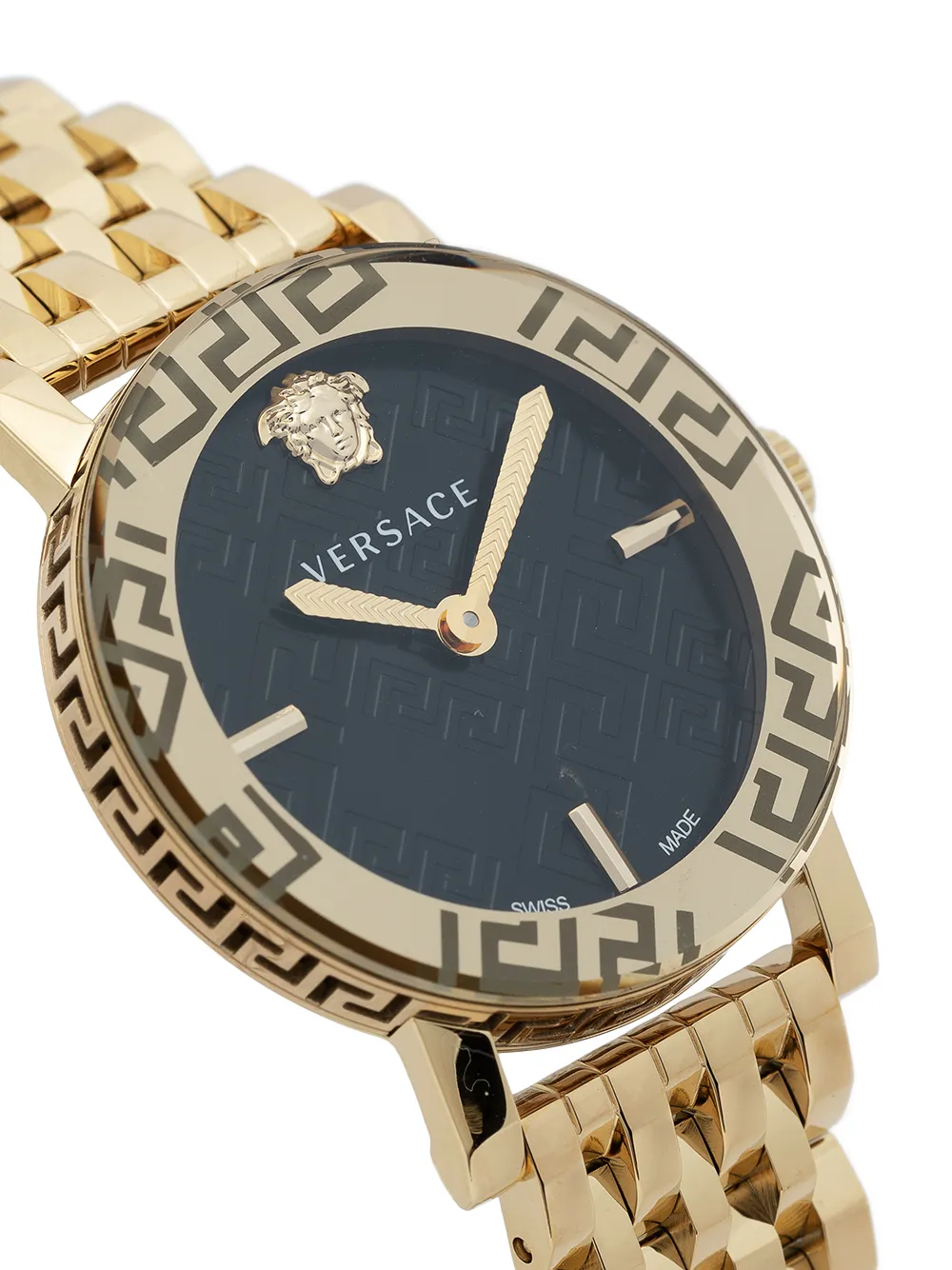 Versace Rel gio U3 Greca Glass De 32mm Farfetch