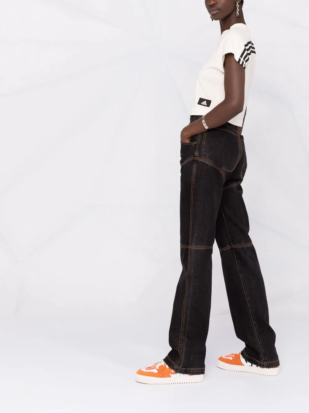 фото Adidas укороченная футболка