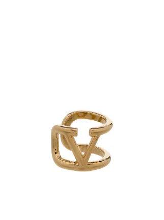 Valentino Garavani Vロゴ シグネチャーイヤーカフ | ゴールドトーン
