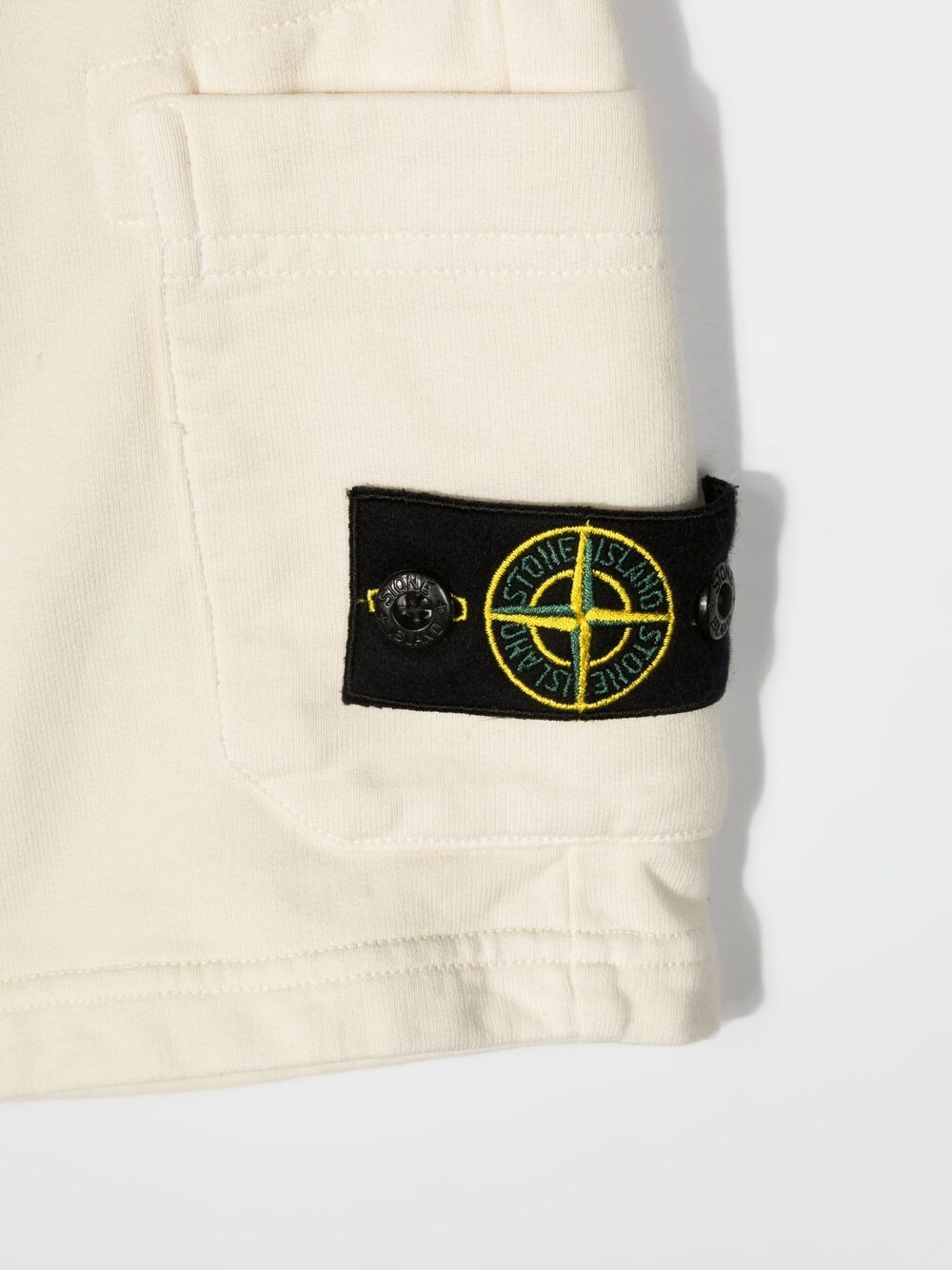 фото Stone island junior прямые шорты с нашивкой-логотипом