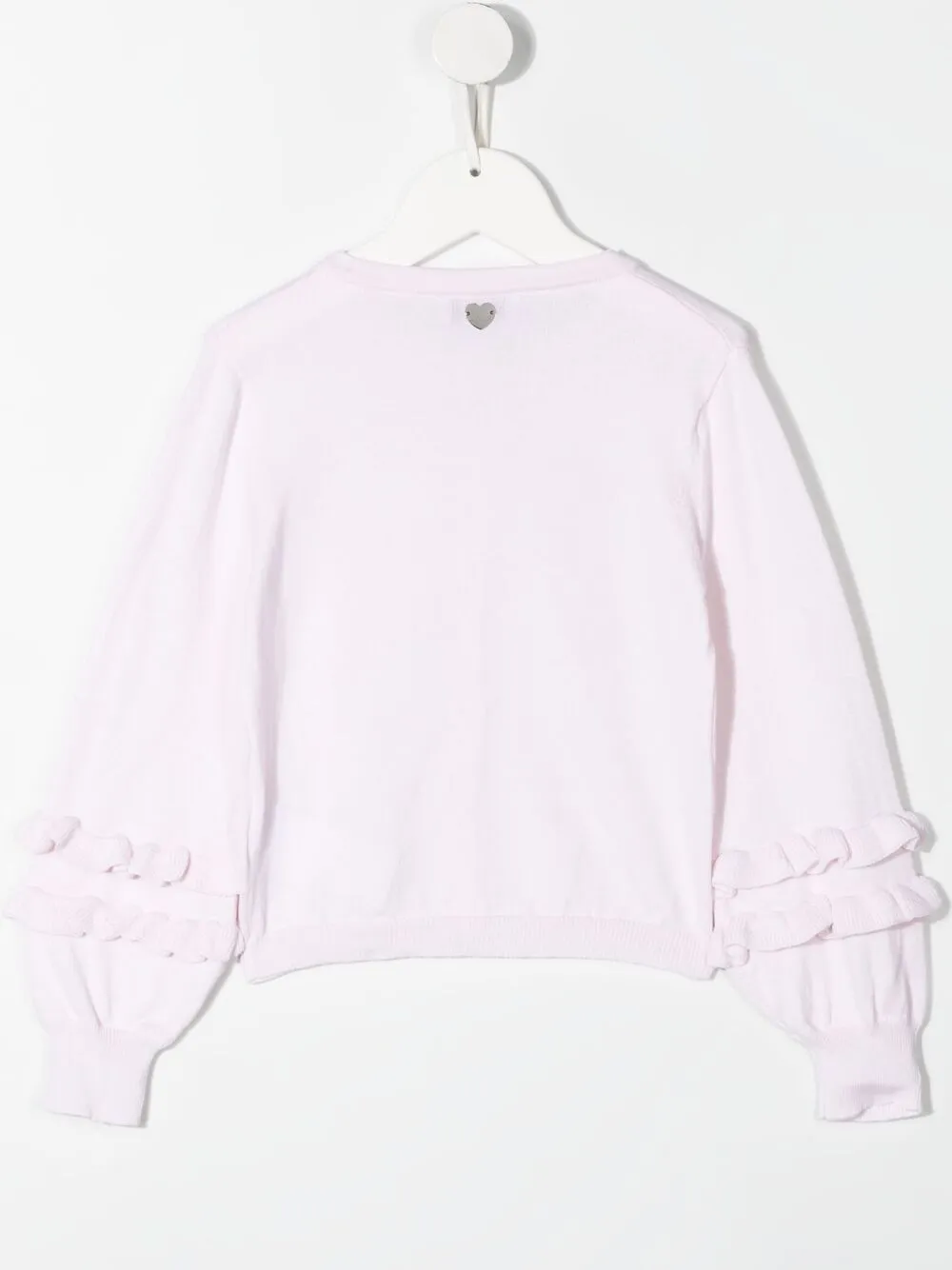 Monnalisa Vest met franje Roze