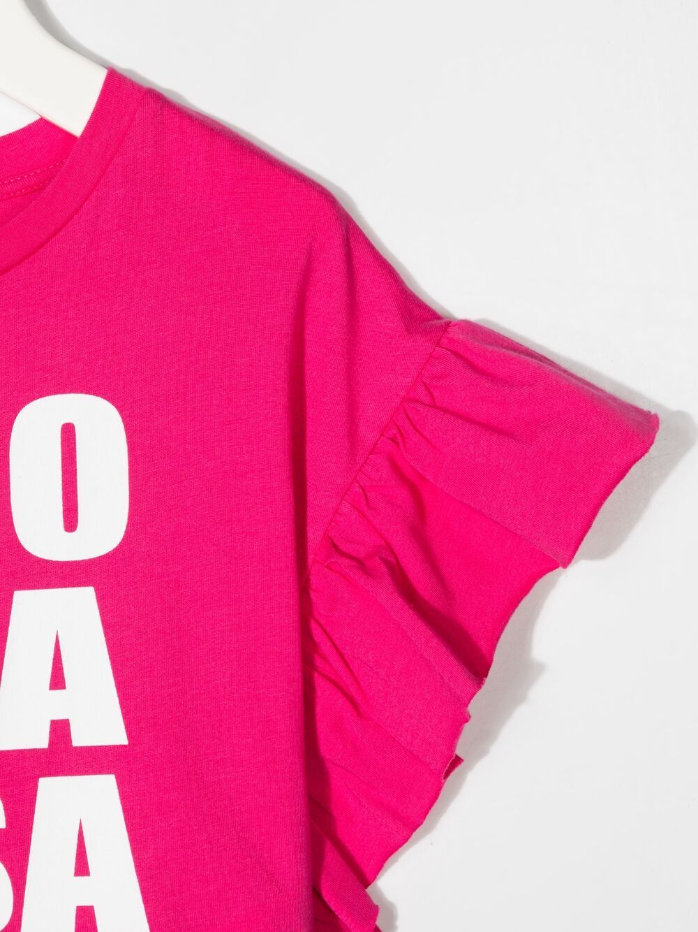Shop Monnalisa Logo-print Cotton T-shirt In Pink