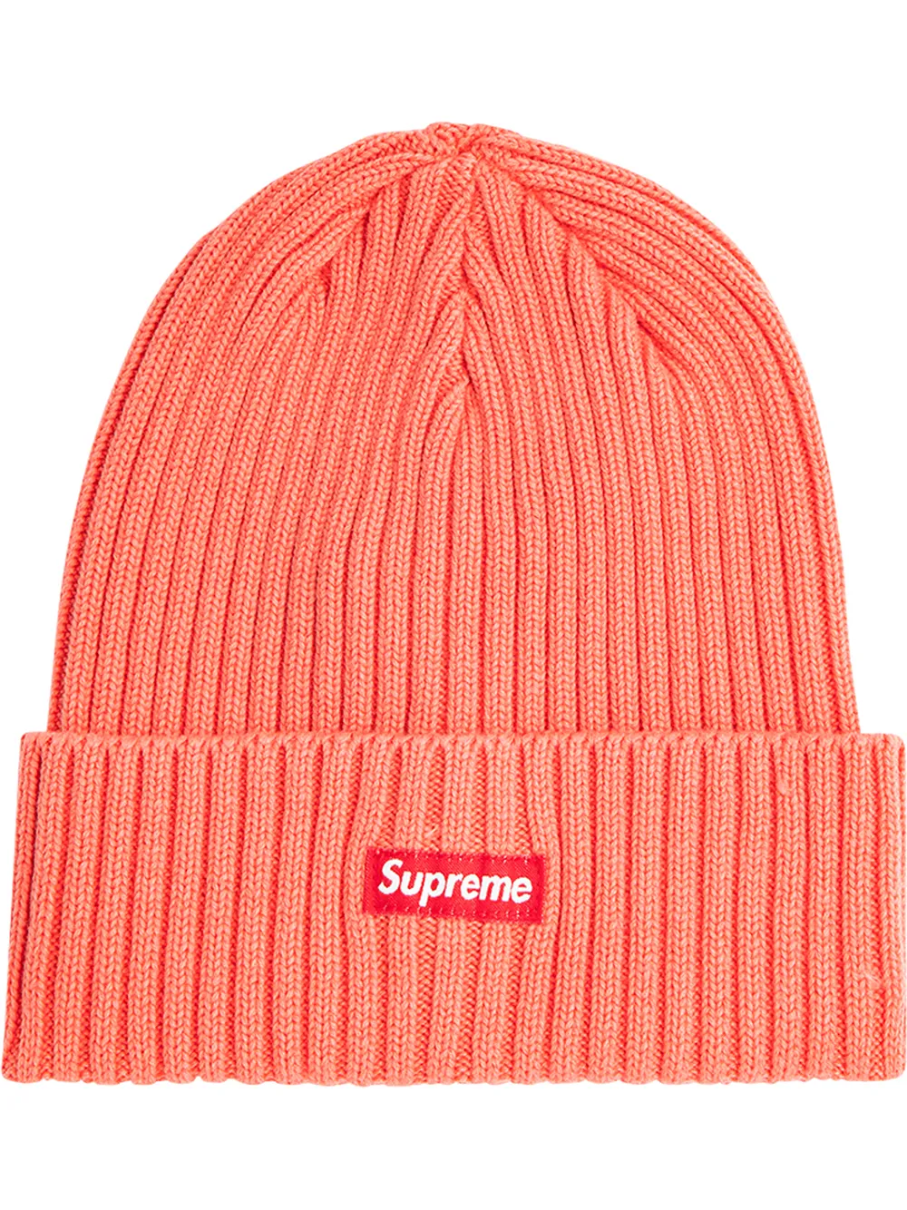 Supreme Overdyed ribbed knit Beanie Orange FARFETCH TR