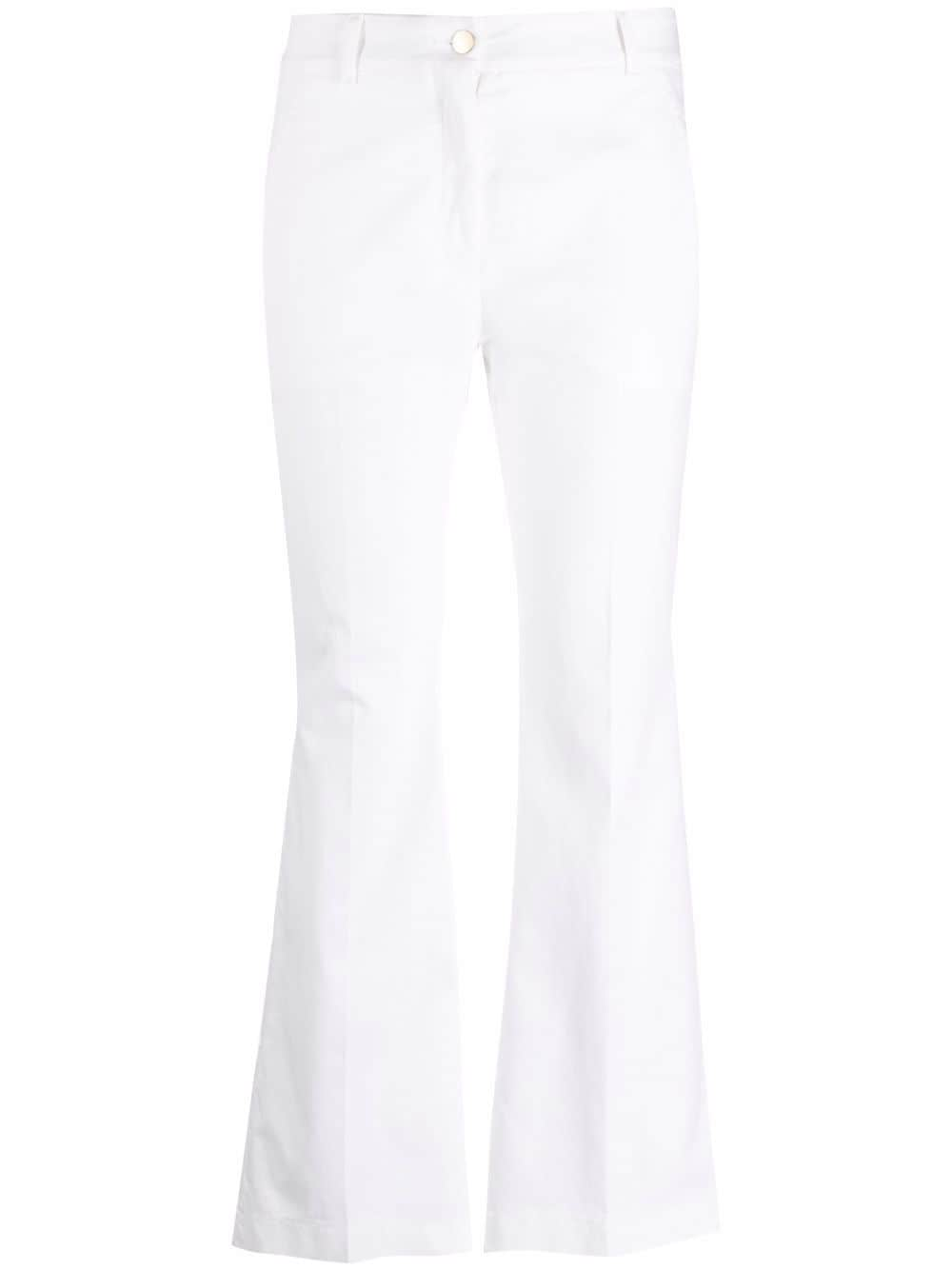 

Incotex pantalones acampanados - Blanco