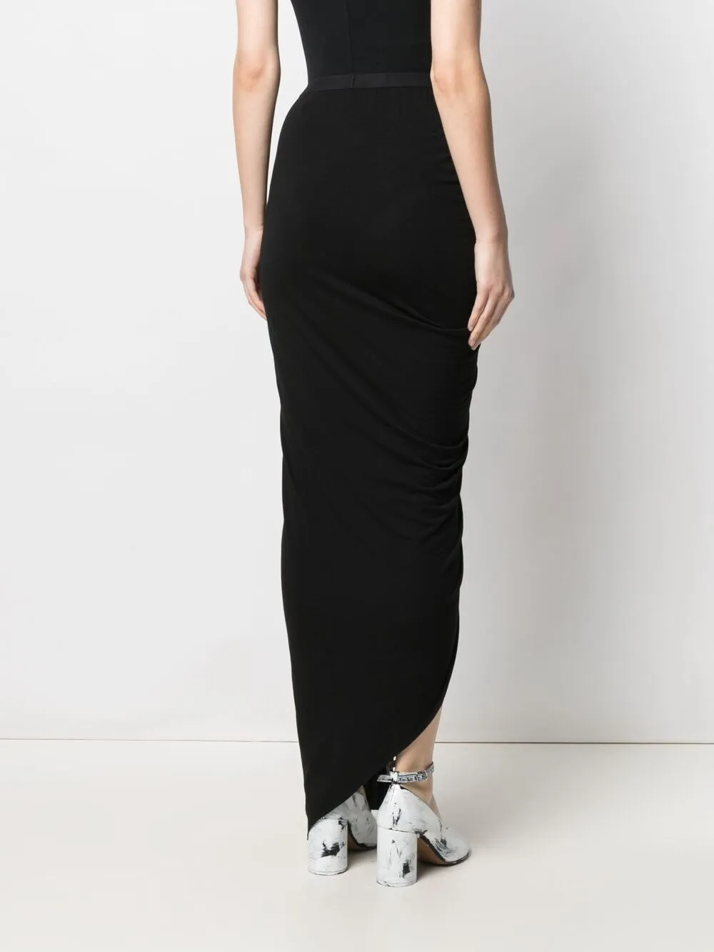 фото Rick owens lilies пышная юбка асимметричного кроя