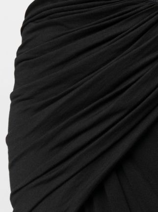 draped-wrap pencil skirt展示图