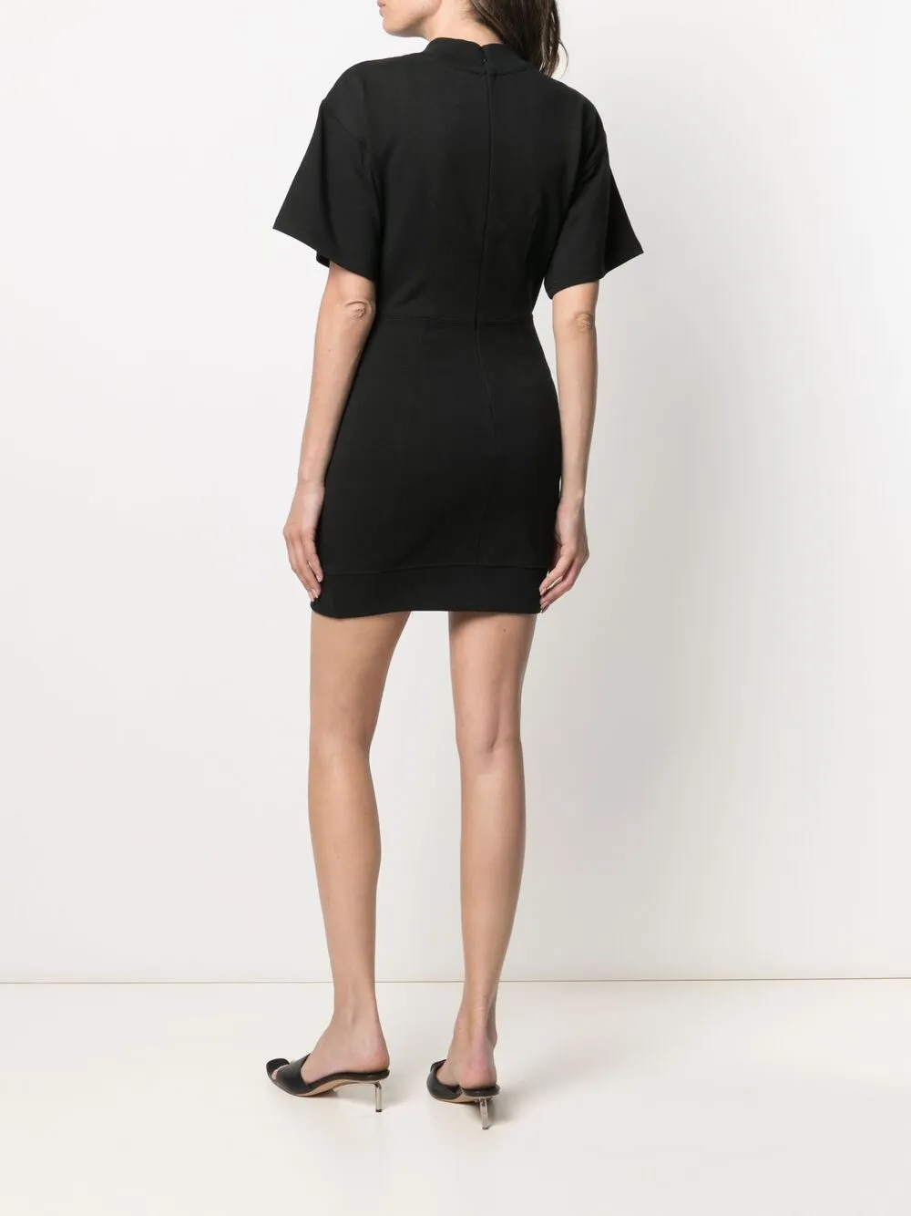 фото Alexanderwang.t платье-футболка со вставкой-корсетом
