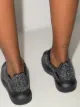 Alexander McQueen Oversized glitter-detail sneakers