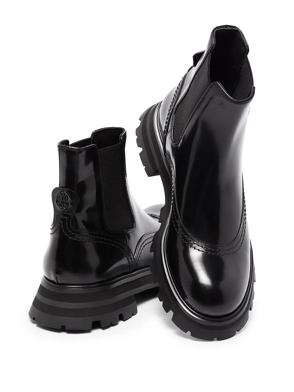 Image 2 of Alexander McQueen chunky-sole Chelsea boots