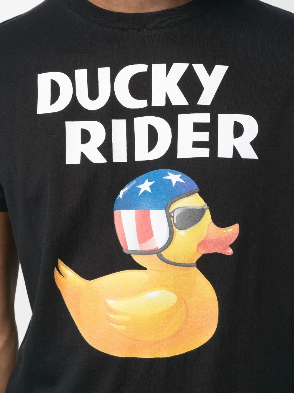 фото Mc2 saint barth футболка ducky rider с графичным принтом