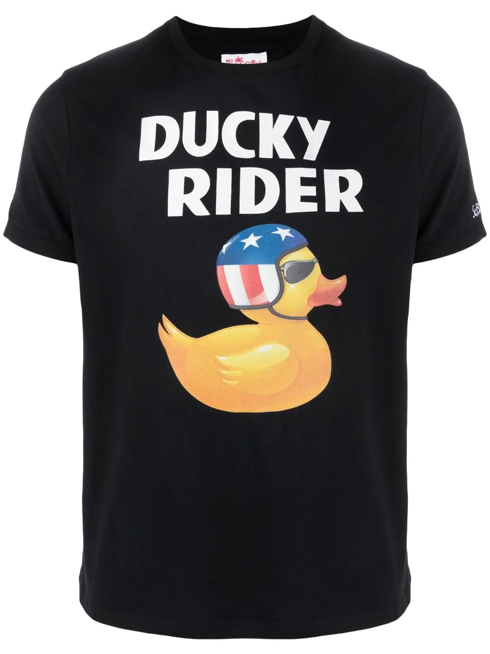 фото Mc2 saint barth футболка ducky rider с графичным принтом