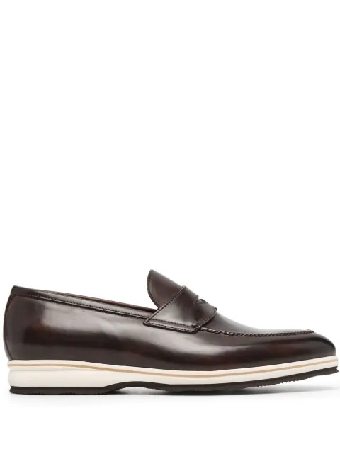 Bontoni two-tone penny loafers