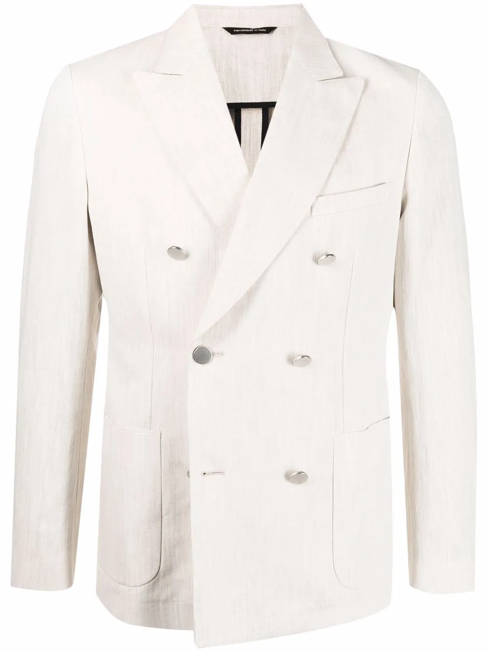Tonello двубортный пиджак строгого кроя