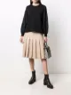 Image 2 of Karl Lagerfeld pleated faux-leather skirt