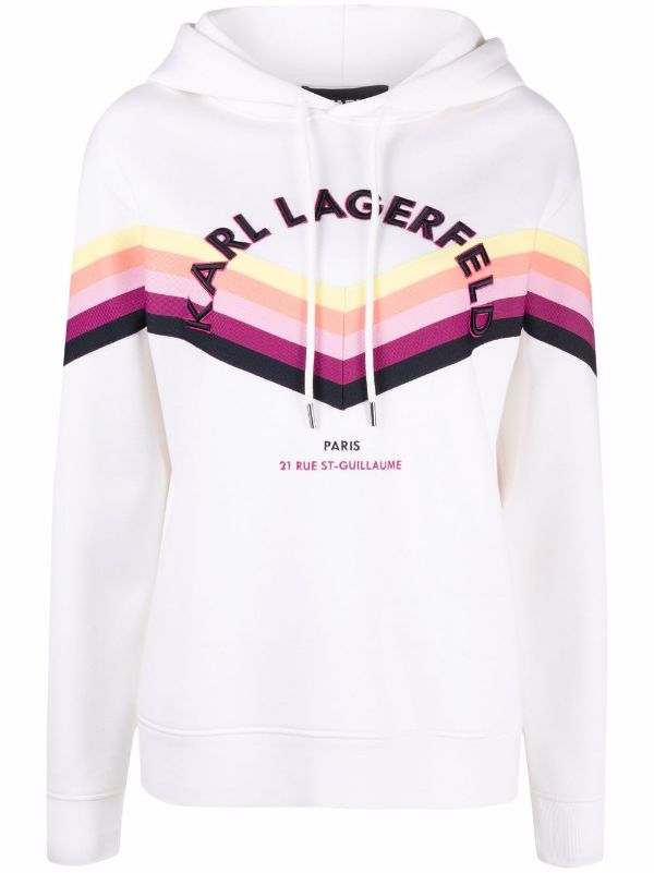 karl lagerfeld paris pink hoodie