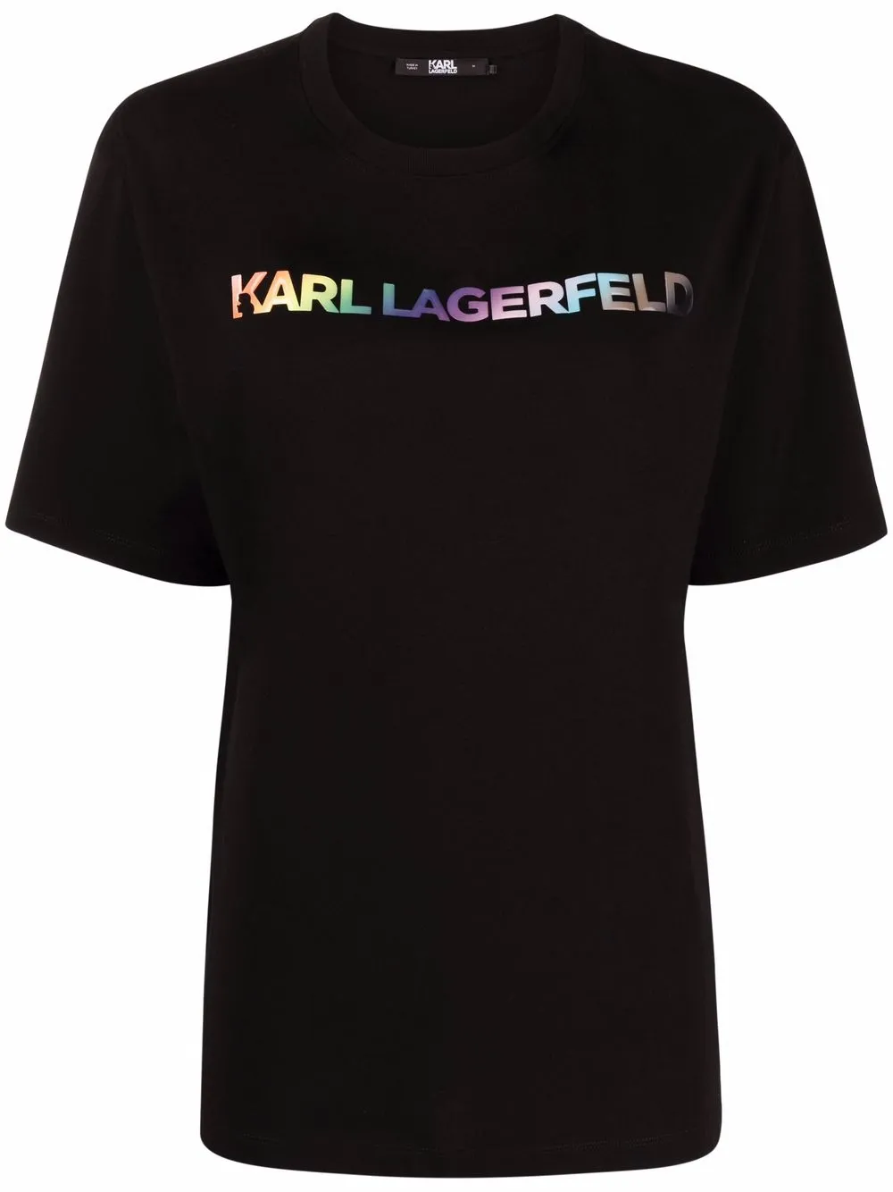 

Karl Lagerfeld Pride organic cotton T-shirt - Black