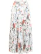 Image 1 of Erdem floral-print pleated skirt