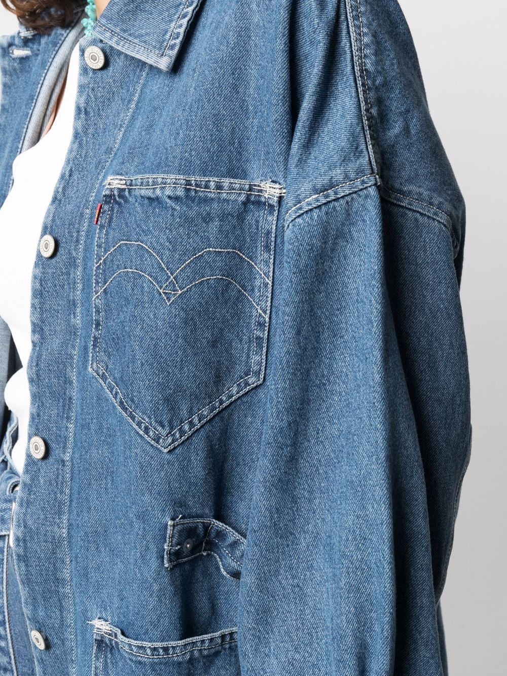 фото Levi's джинсовая куртка linemore chore