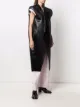Rick Owens abrigo sin mangas con cinturón