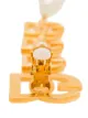 Dolce & Gabbana DG Logo pearl-embellished earrings