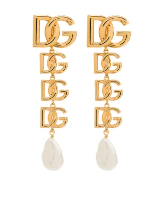 Dolce & Gabbana ドルチェ＆ガッバーナ DG パール ピアス - FARFETCH