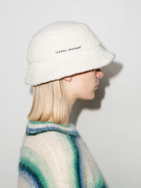 Isabel Marant Denji Logo Bucket Hat 