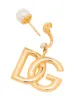 Dolce & Gabbana DG pearl-drop earrings
